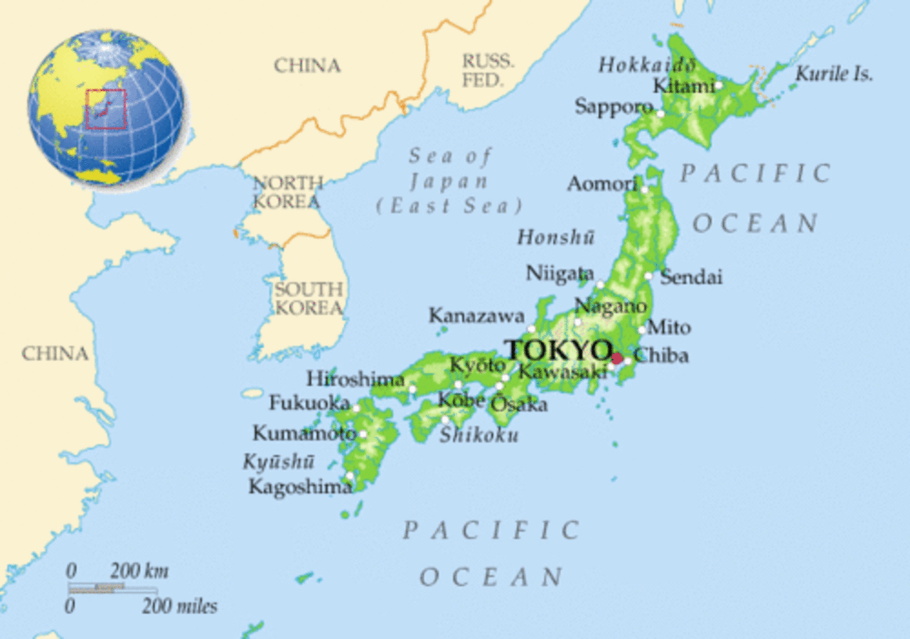 Японские острова на контурной карте. Карта где находится Япония на карте. Карта Японии географическая карта Японии. Топографическая карта Японии.