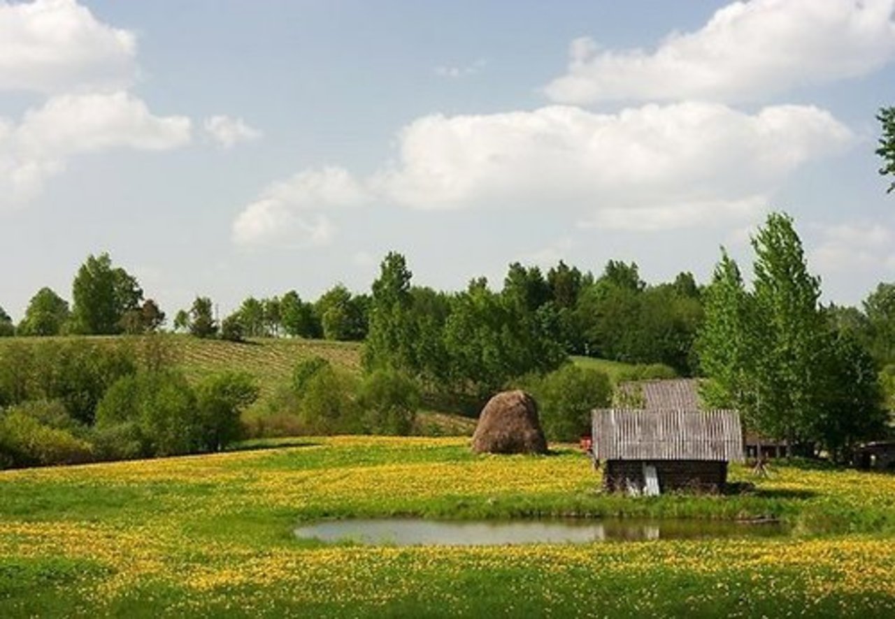деревня в латвии