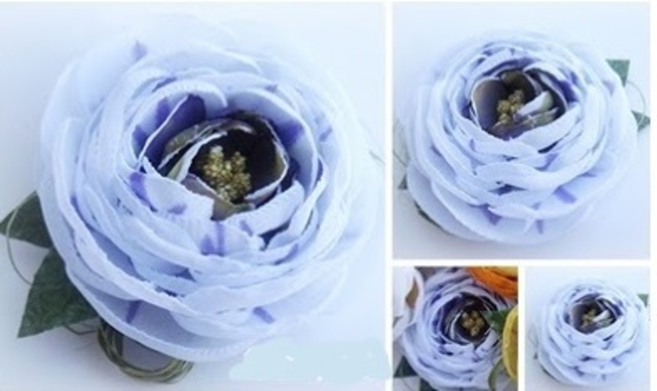 Как самой сделать красивые цветы из ткани