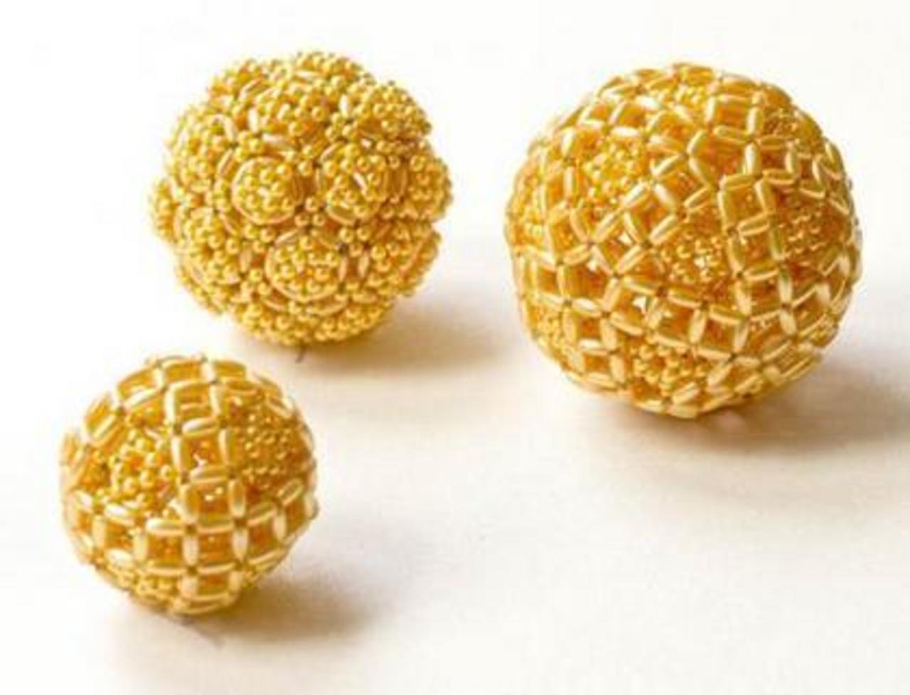 Елочная игрушка из макарон