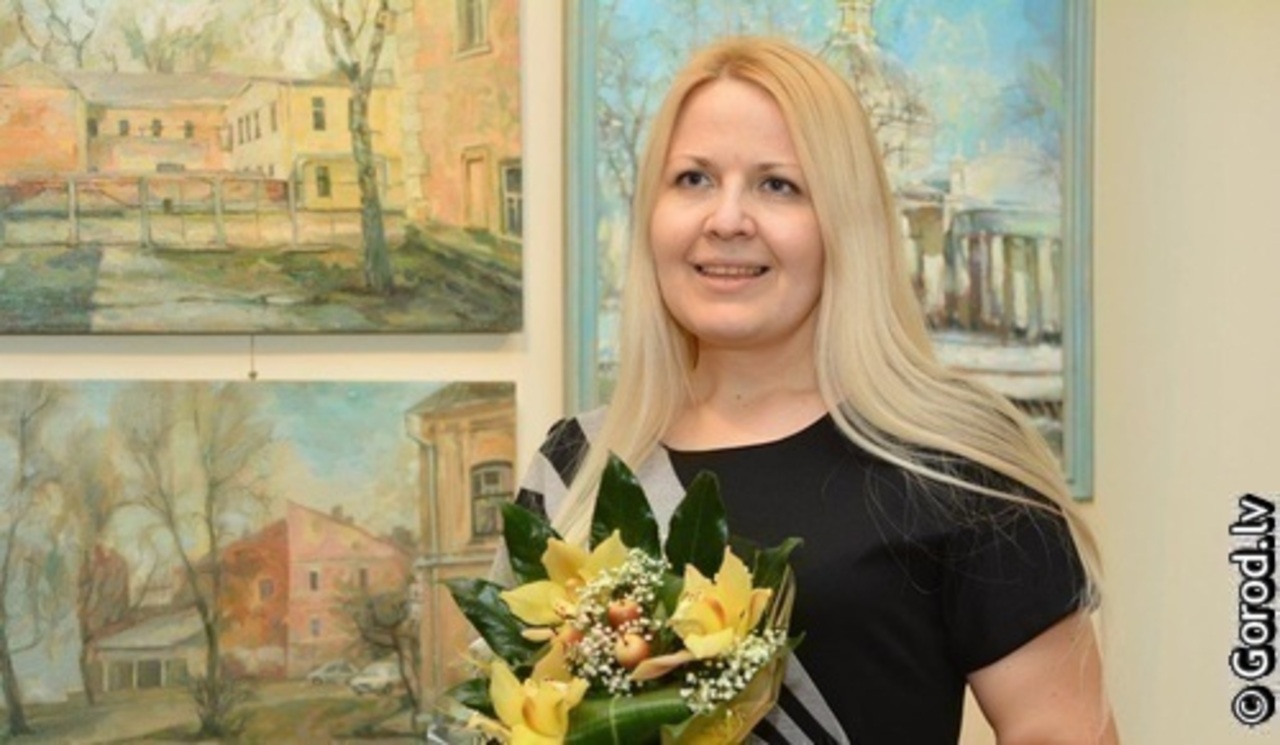 Художница Ольга Евсеева представила в Польском доме Даугавпилса свою ...