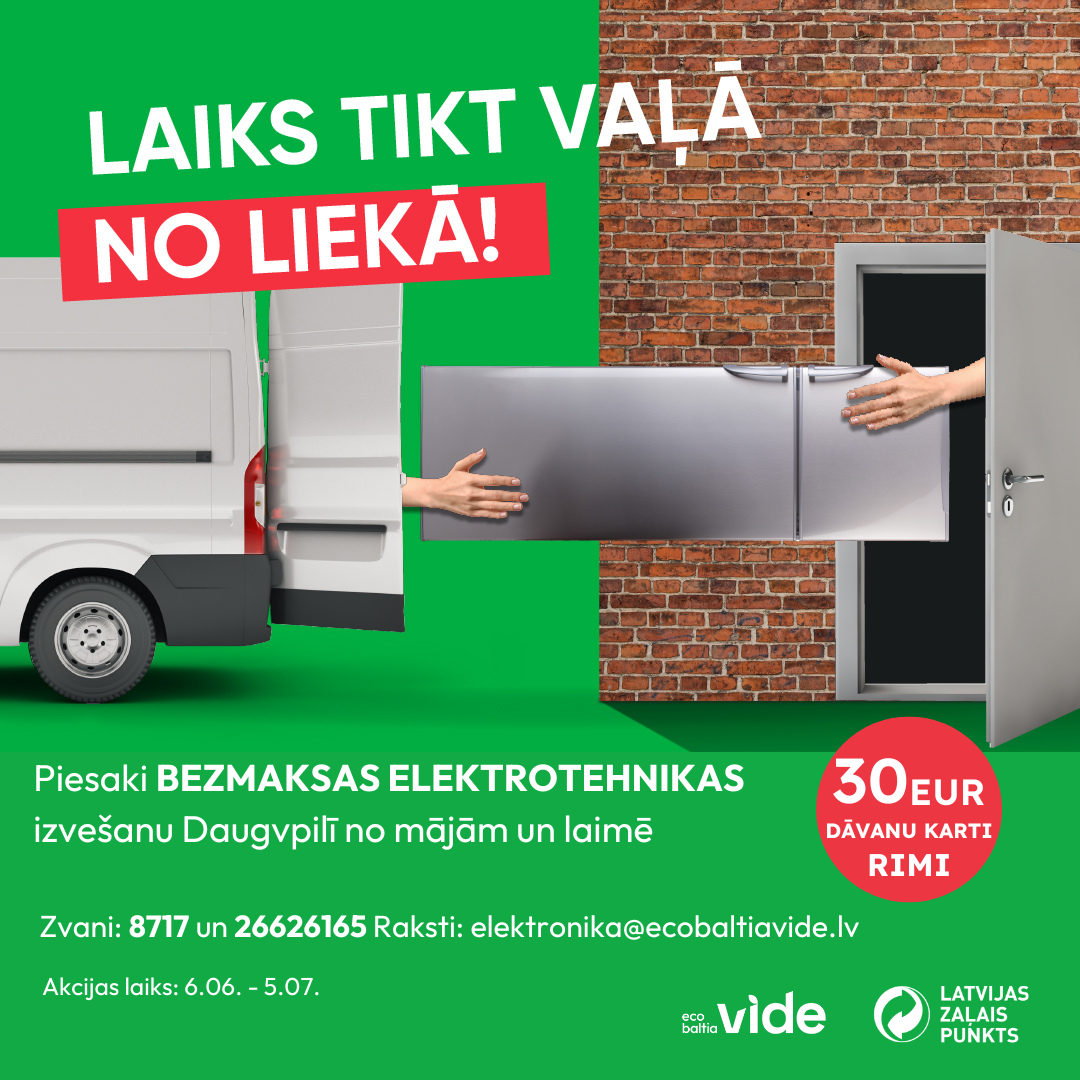 У даугавпилчан вновь будет возможность бесплатно сдать ненужную бытовую ...