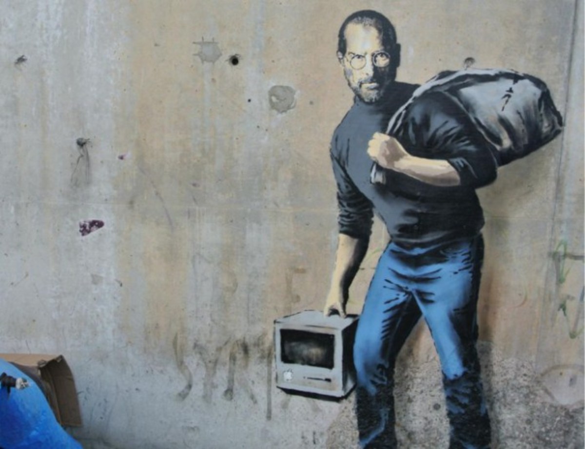 Кале, Франция. Автор работы Banksy.