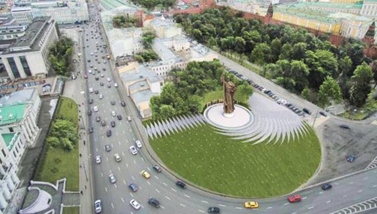 Так будет выглядеть Боровицкая площадь в Москве